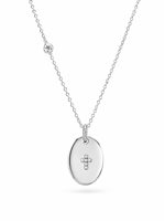 Collar Comete Mujer in Plata Diamante GLA 115